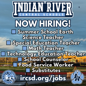 Image listing employment opportunities at IRCSD